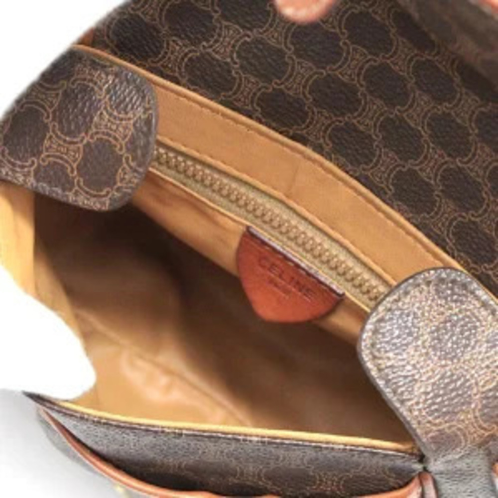 Celine Macadam Shoulder Bag Brown - Picture 6 of 6